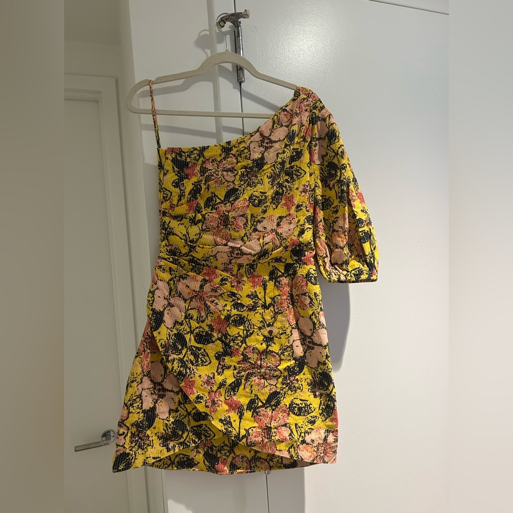 Desert Queen One-Shoulder Mini Dress